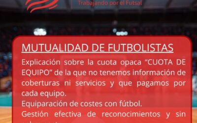 La Mutualidad de Futbolistas debe mejorar